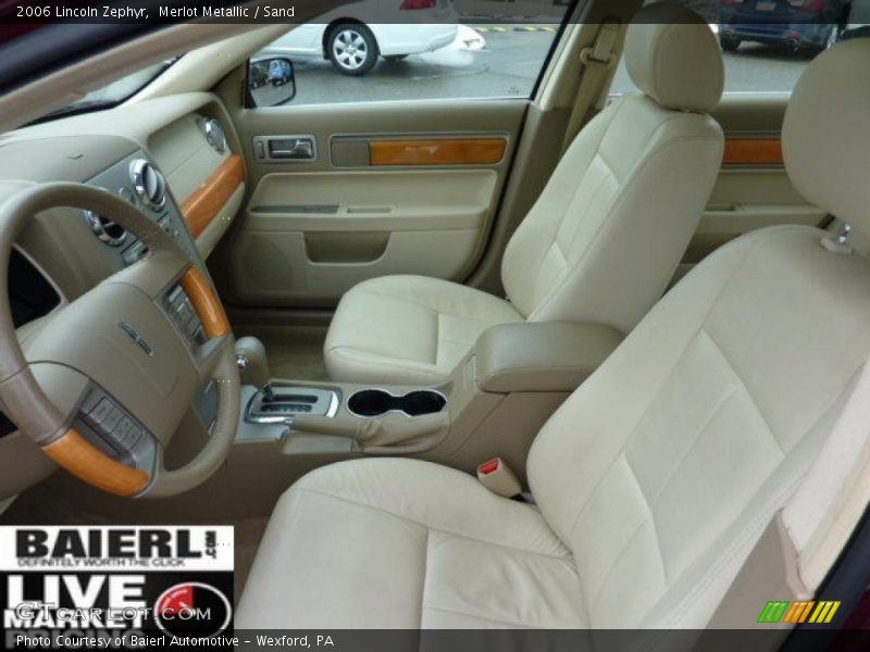 Merlot Metallic / Sand 2006 Lincoln Zephyr