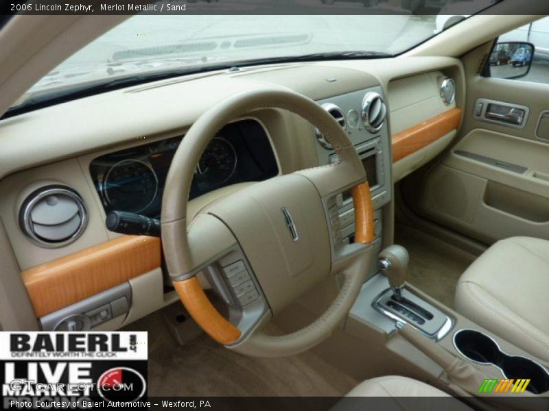 Merlot Metallic / Sand 2006 Lincoln Zephyr