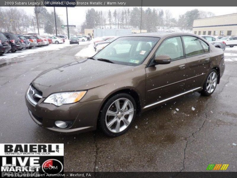 Deep Bronze Metallic / Warm Ivory 2009 Subaru Legacy 3.0R Limited