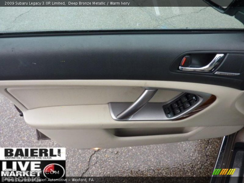 Deep Bronze Metallic / Warm Ivory 2009 Subaru Legacy 3.0R Limited