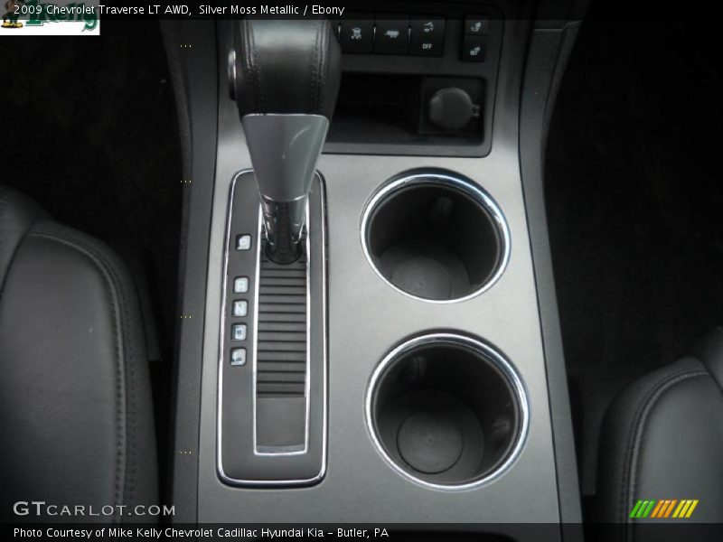 Silver Moss Metallic / Ebony 2009 Chevrolet Traverse LT AWD
