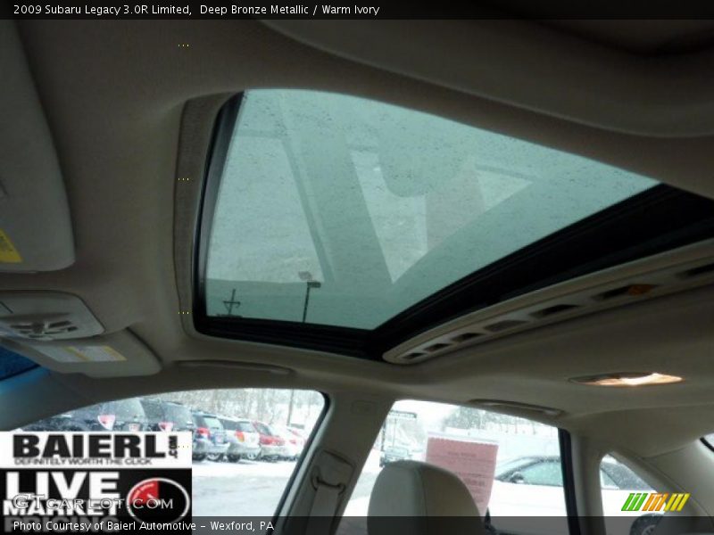 Deep Bronze Metallic / Warm Ivory 2009 Subaru Legacy 3.0R Limited
