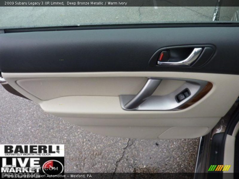 Deep Bronze Metallic / Warm Ivory 2009 Subaru Legacy 3.0R Limited