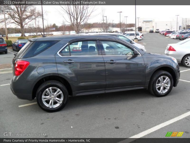 Cyber Gray Metallic / Light Titanium/Jet Black 2011 Chevrolet Equinox LS
