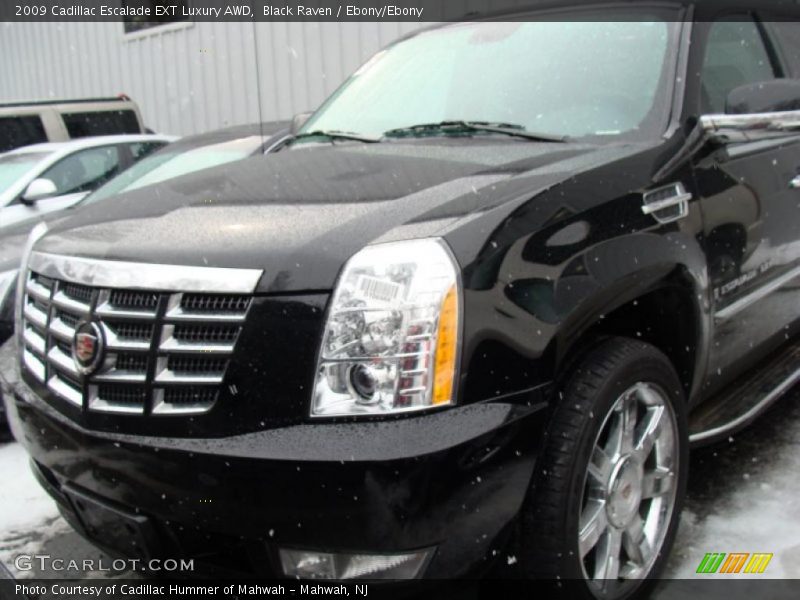Black Raven / Ebony/Ebony 2009 Cadillac Escalade EXT Luxury AWD