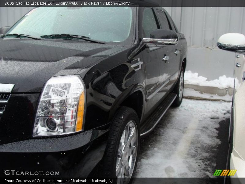 Black Raven / Ebony/Ebony 2009 Cadillac Escalade EXT Luxury AWD
