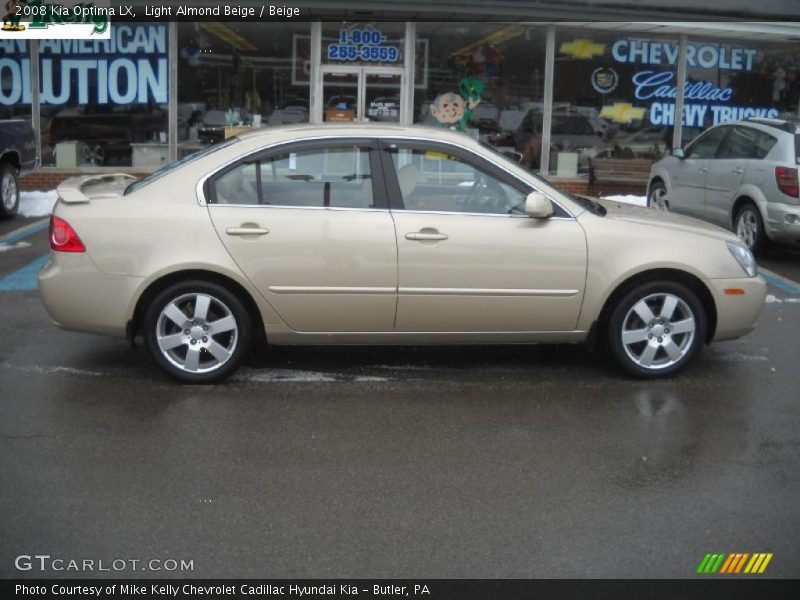 Light Almond Beige / Beige 2008 Kia Optima LX