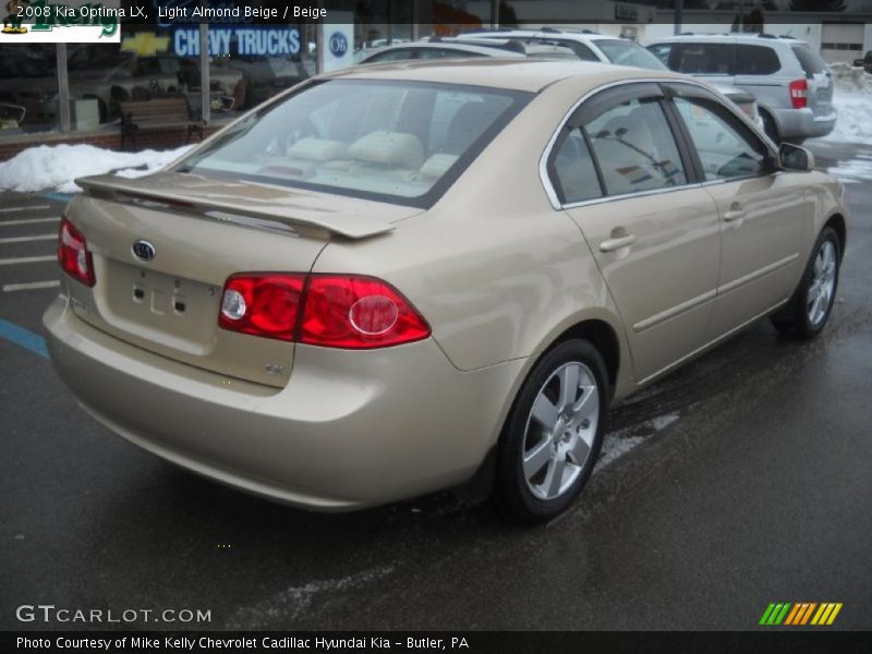 Light Almond Beige / Beige 2008 Kia Optima LX