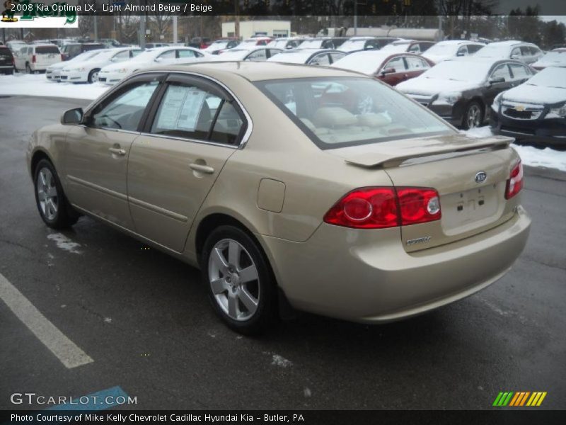 Light Almond Beige / Beige 2008 Kia Optima LX