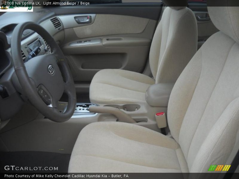 Light Almond Beige / Beige 2008 Kia Optima LX