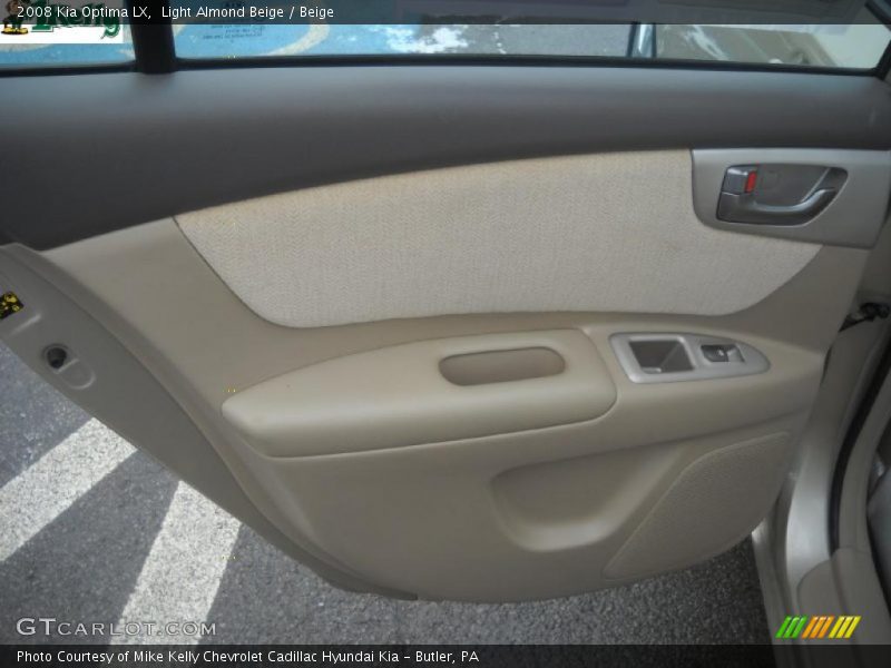Light Almond Beige / Beige 2008 Kia Optima LX