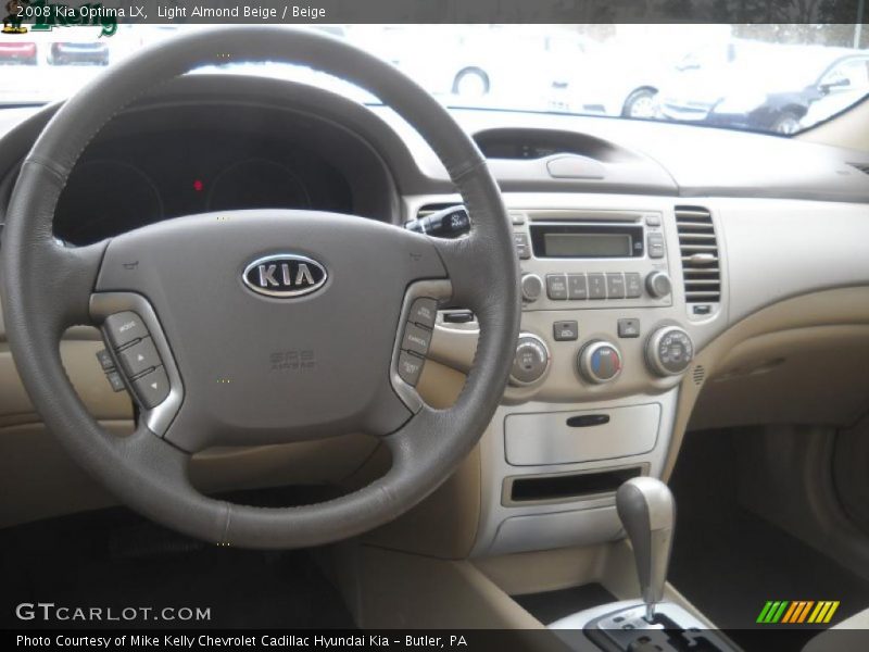 Light Almond Beige / Beige 2008 Kia Optima LX