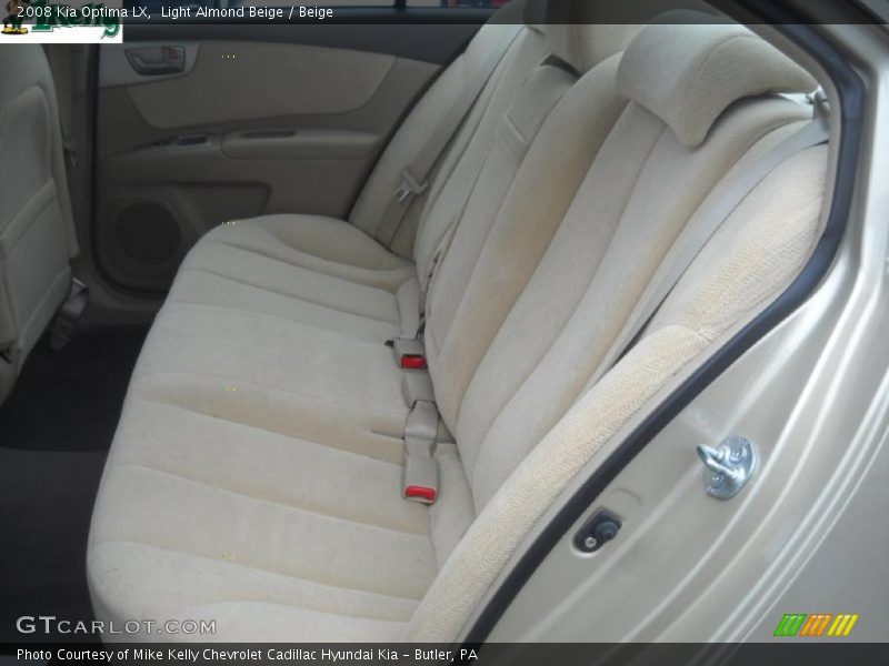Light Almond Beige / Beige 2008 Kia Optima LX