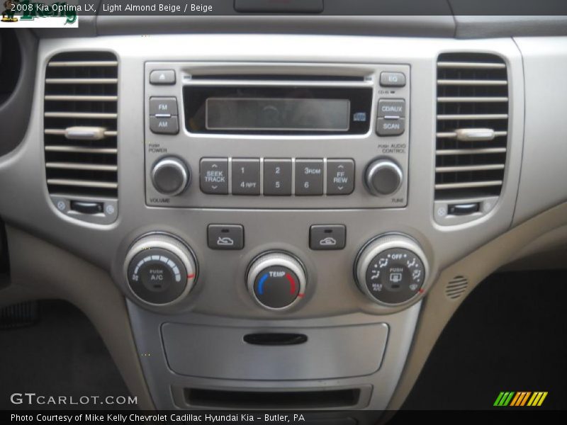Light Almond Beige / Beige 2008 Kia Optima LX