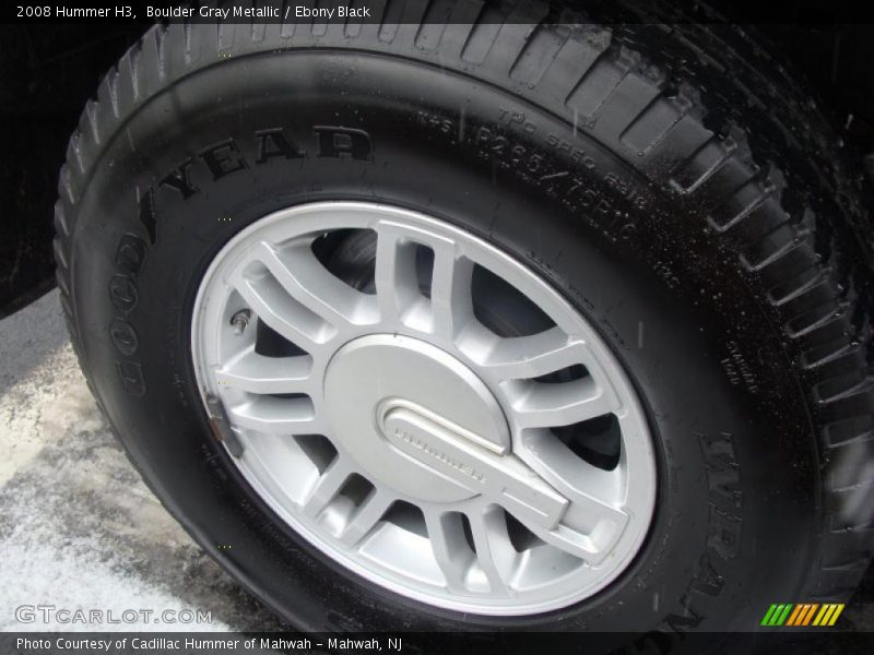 Boulder Gray Metallic / Ebony Black 2008 Hummer H3