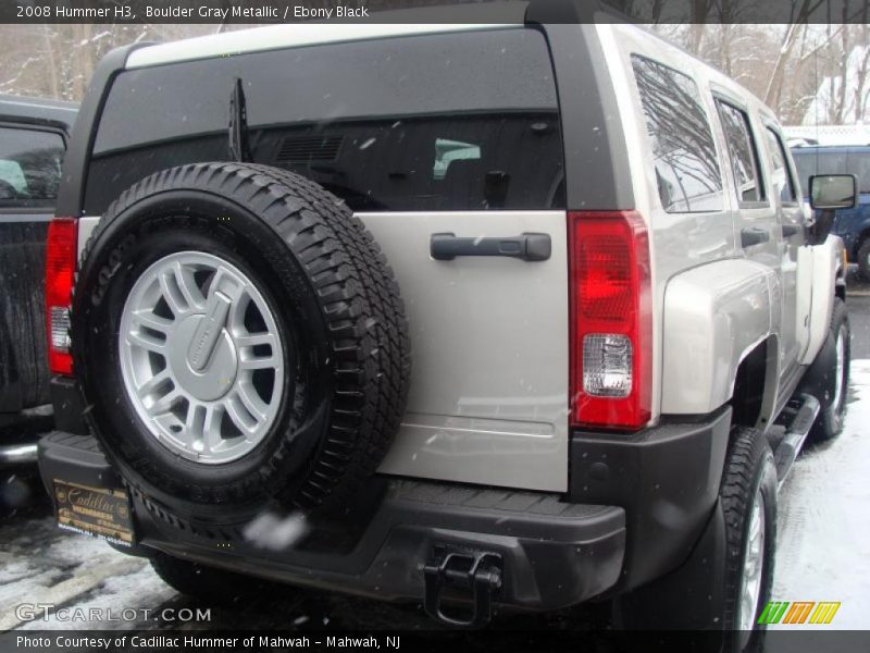 Boulder Gray Metallic / Ebony Black 2008 Hummer H3