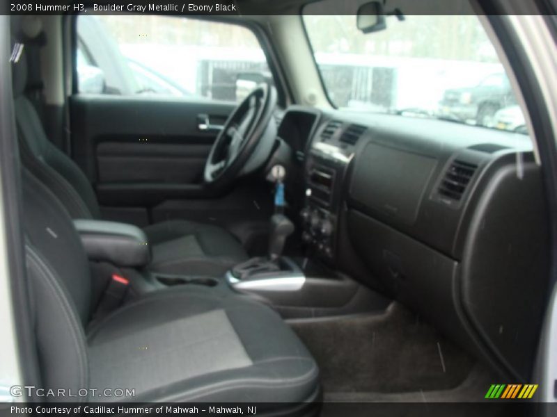 Boulder Gray Metallic / Ebony Black 2008 Hummer H3