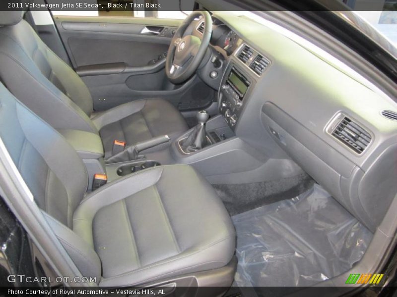 Black / Titan Black 2011 Volkswagen Jetta SE Sedan