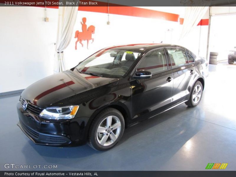 Black / Titan Black 2011 Volkswagen Jetta TDI Sedan