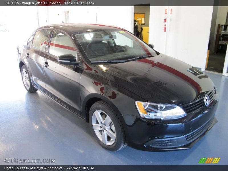 Black / Titan Black 2011 Volkswagen Jetta TDI Sedan
