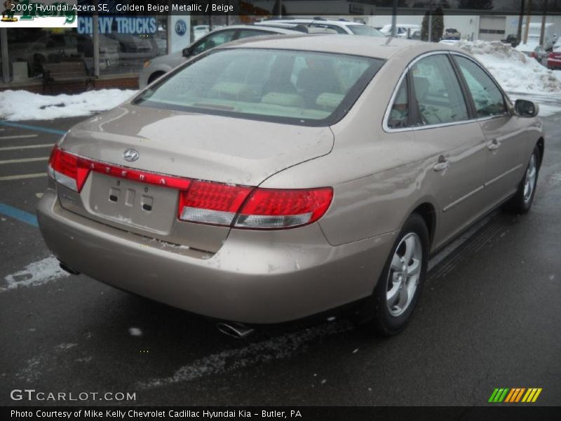 Golden Beige Metallic / Beige 2006 Hyundai Azera SE