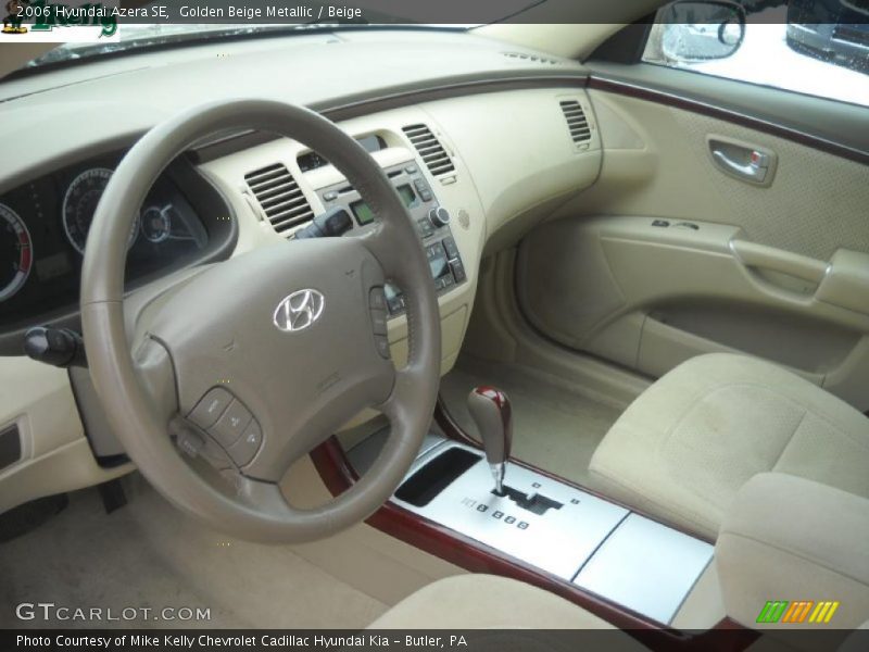 Golden Beige Metallic / Beige 2006 Hyundai Azera SE