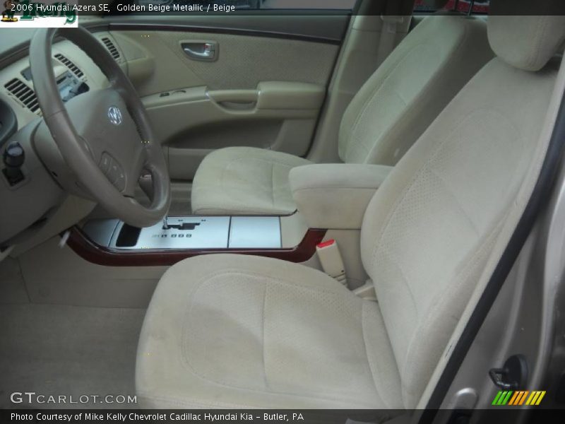 Golden Beige Metallic / Beige 2006 Hyundai Azera SE