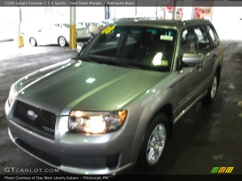 Steel Silver Metallic / Anthracite Black 2008 Subaru Forester 2.5 X Sports