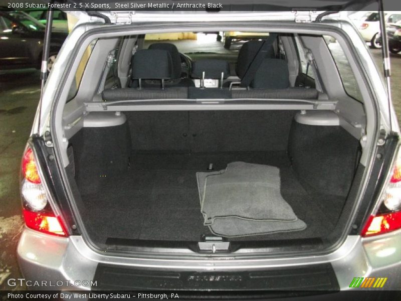 Steel Silver Metallic / Anthracite Black 2008 Subaru Forester 2.5 X Sports