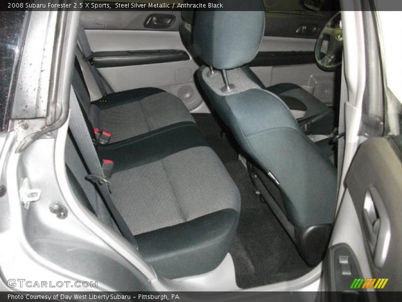 Steel Silver Metallic / Anthracite Black 2008 Subaru Forester 2.5 X Sports