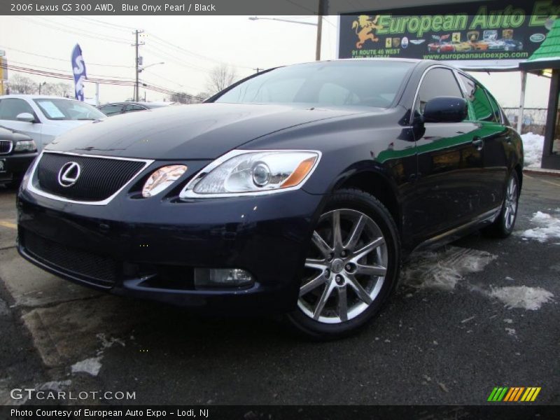 Blue Onyx Pearl / Black 2006 Lexus GS 300 AWD