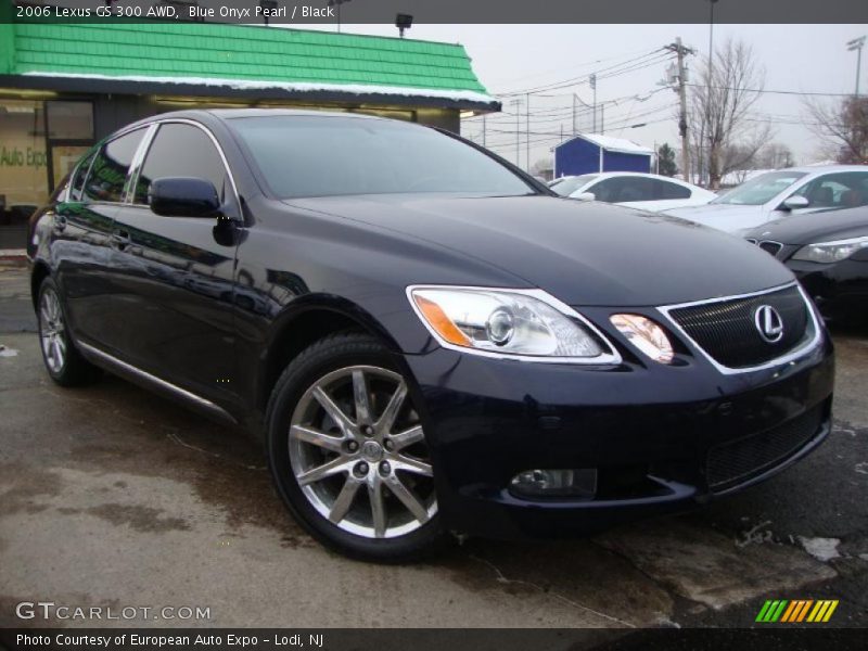 Blue Onyx Pearl / Black 2006 Lexus GS 300 AWD