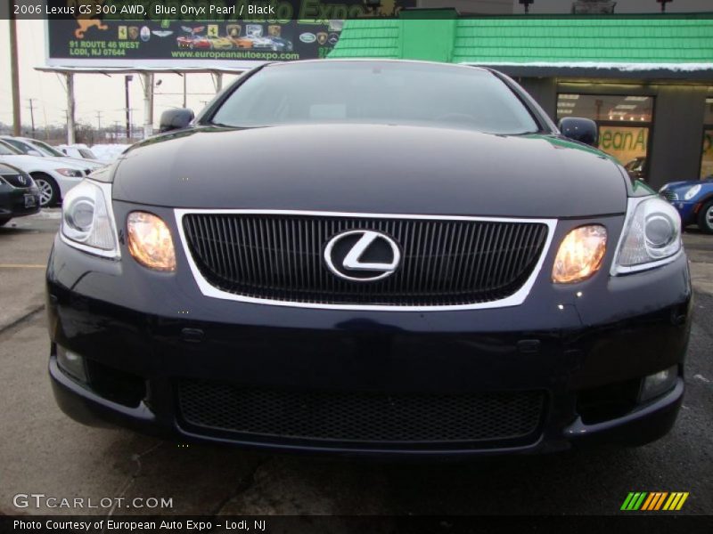Blue Onyx Pearl / Black 2006 Lexus GS 300 AWD