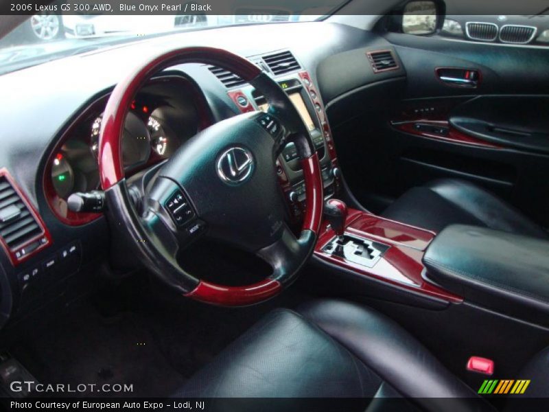 Blue Onyx Pearl / Black 2006 Lexus GS 300 AWD