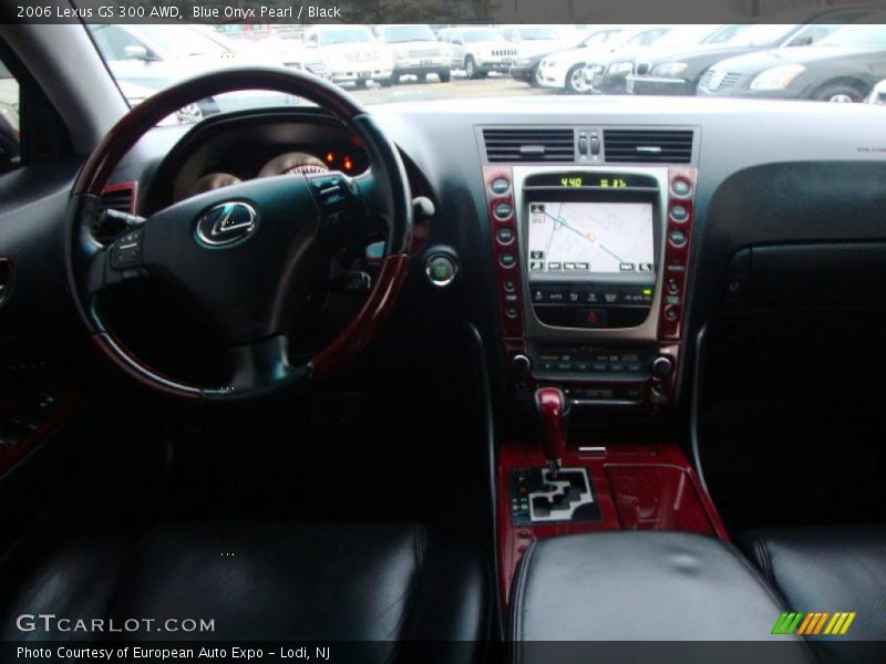 Blue Onyx Pearl / Black 2006 Lexus GS 300 AWD