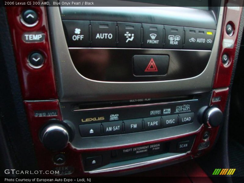 Blue Onyx Pearl / Black 2006 Lexus GS 300 AWD