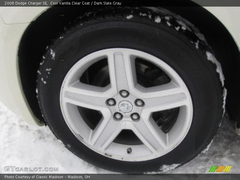 Cool Vanilla Clear Coat / Dark Slate Gray 2008 Dodge Charger SE