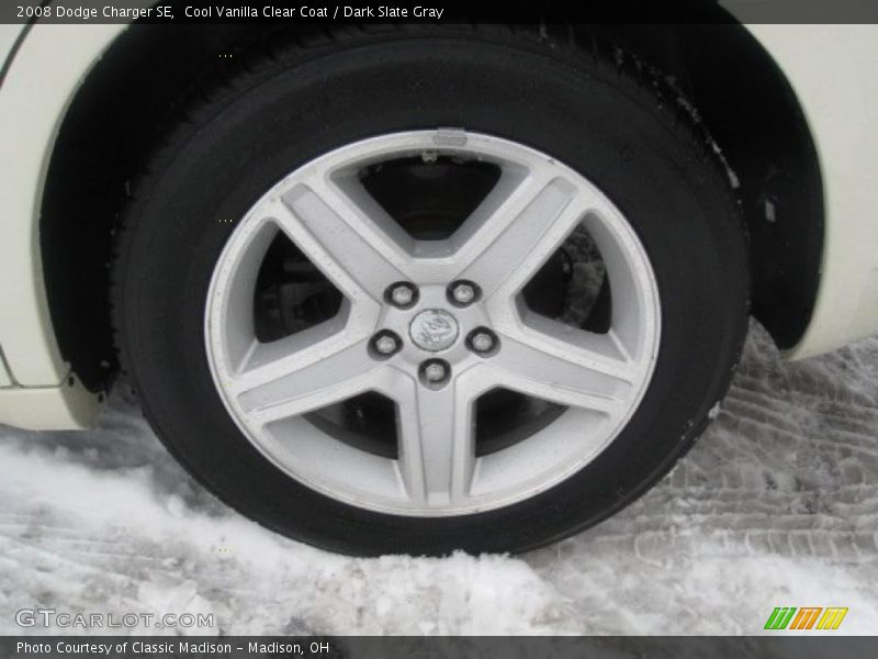 Cool Vanilla Clear Coat / Dark Slate Gray 2008 Dodge Charger SE
