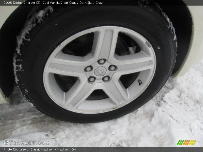 Cool Vanilla Clear Coat / Dark Slate Gray 2008 Dodge Charger SE