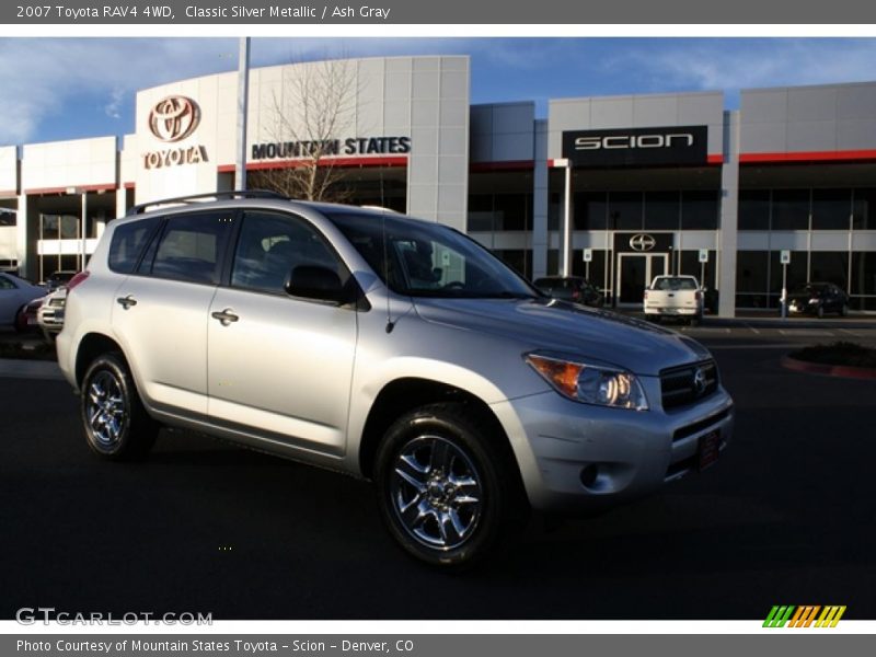 Classic Silver Metallic / Ash Gray 2007 Toyota RAV4 4WD