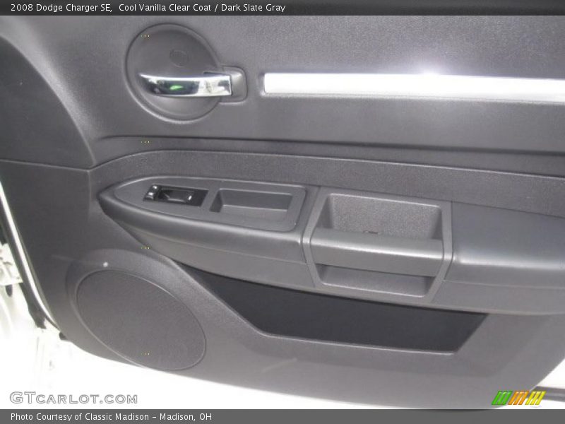 Cool Vanilla Clear Coat / Dark Slate Gray 2008 Dodge Charger SE