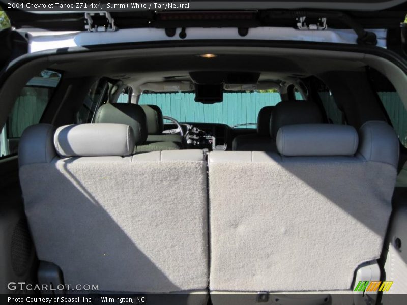 Summit White / Tan/Neutral 2004 Chevrolet Tahoe Z71 4x4