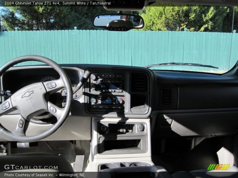 Summit White / Tan/Neutral 2004 Chevrolet Tahoe Z71 4x4