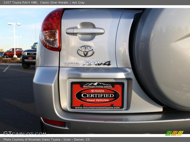 Classic Silver Metallic / Ash Gray 2007 Toyota RAV4 4WD