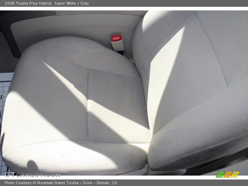 Super White / Gray 2008 Toyota Prius Hybrid