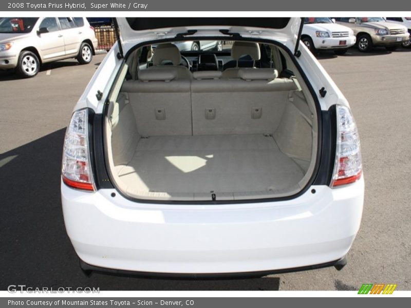 Super White / Gray 2008 Toyota Prius Hybrid