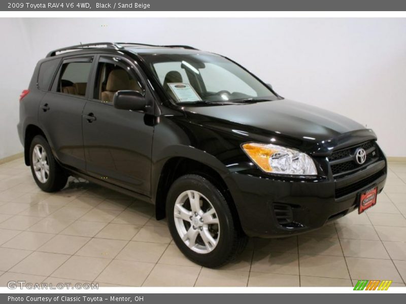 Black / Sand Beige 2009 Toyota RAV4 V6 4WD