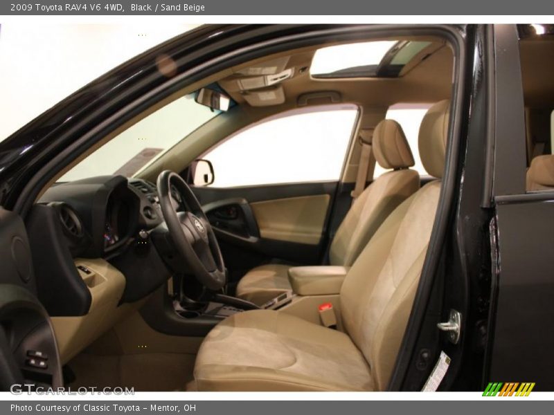 Black / Sand Beige 2009 Toyota RAV4 V6 4WD