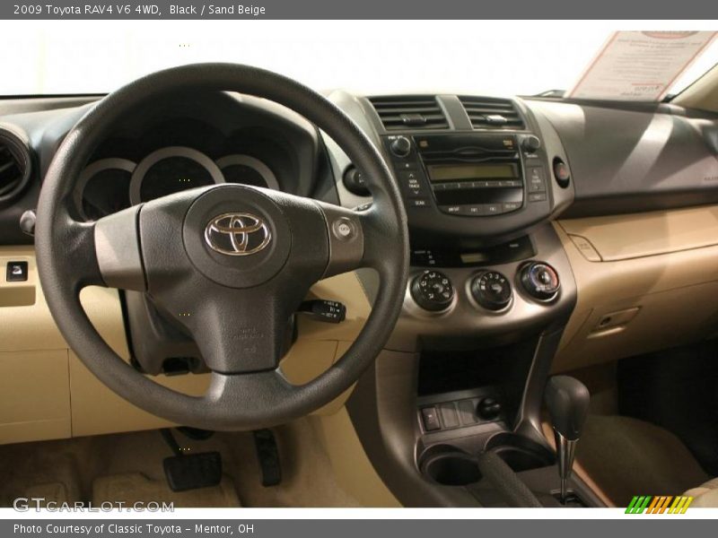 Black / Sand Beige 2009 Toyota RAV4 V6 4WD