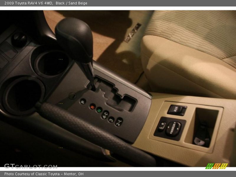 Black / Sand Beige 2009 Toyota RAV4 V6 4WD